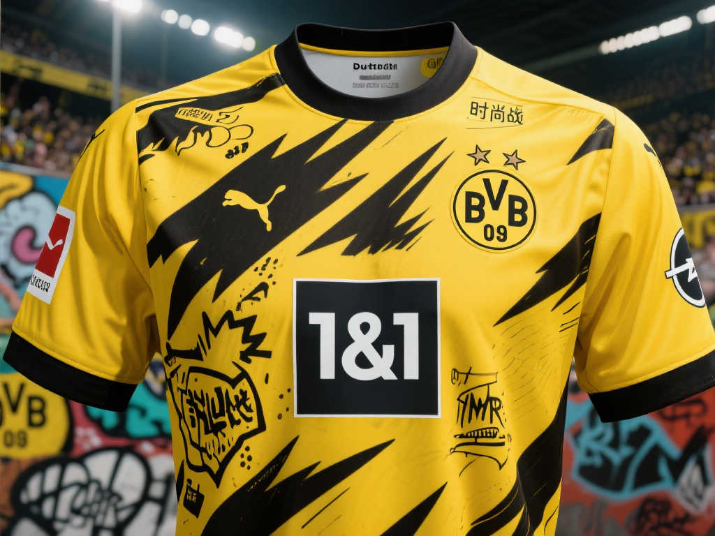 多特蒙德世俱杯球衣揭秘：街头潮流风格，肩部细节抢眼